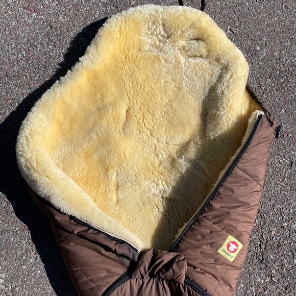 Fåreskind shearling bunting - Picture 2 of 3